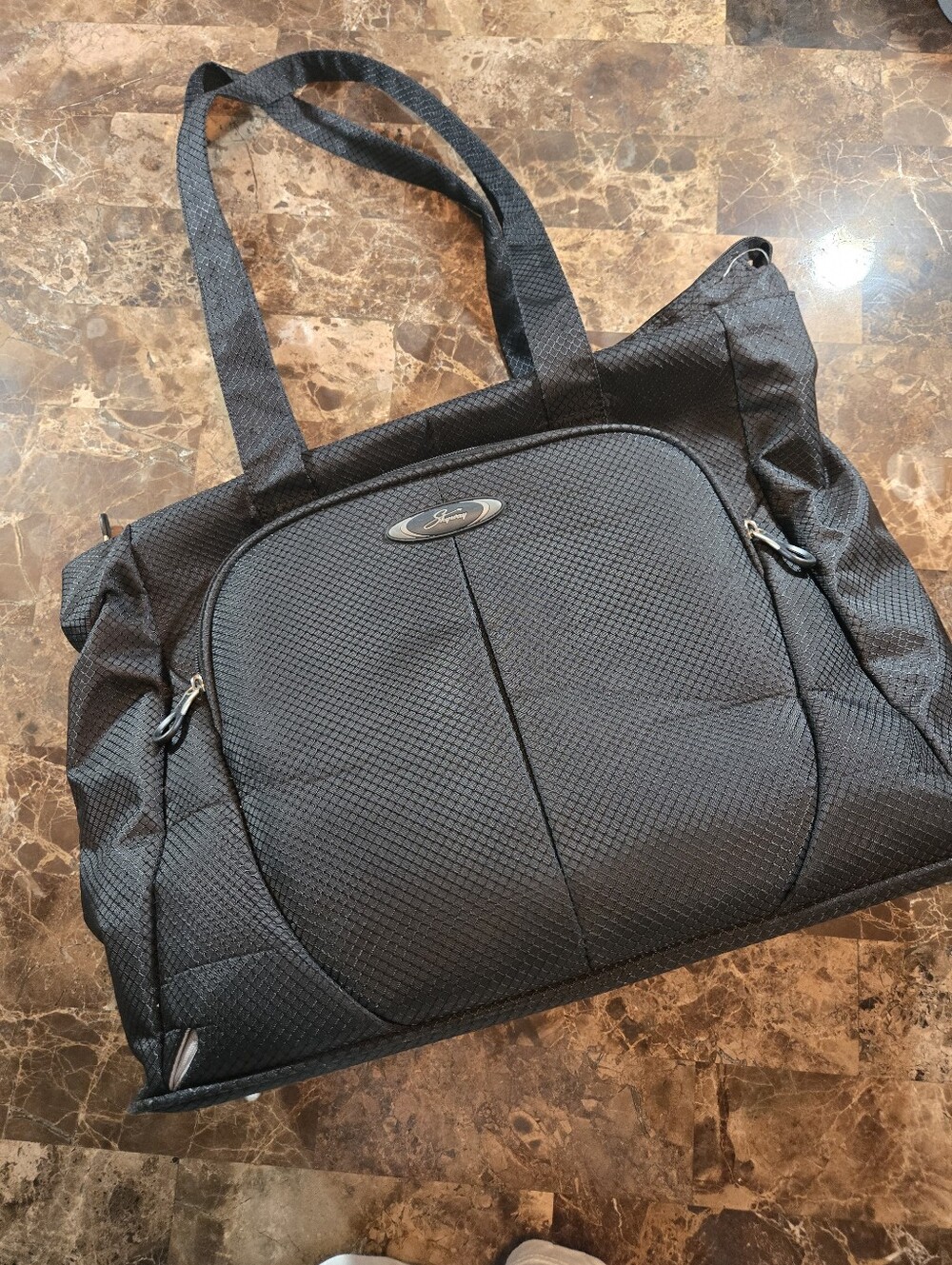 Skyway Luggage Black Shopper Tote.